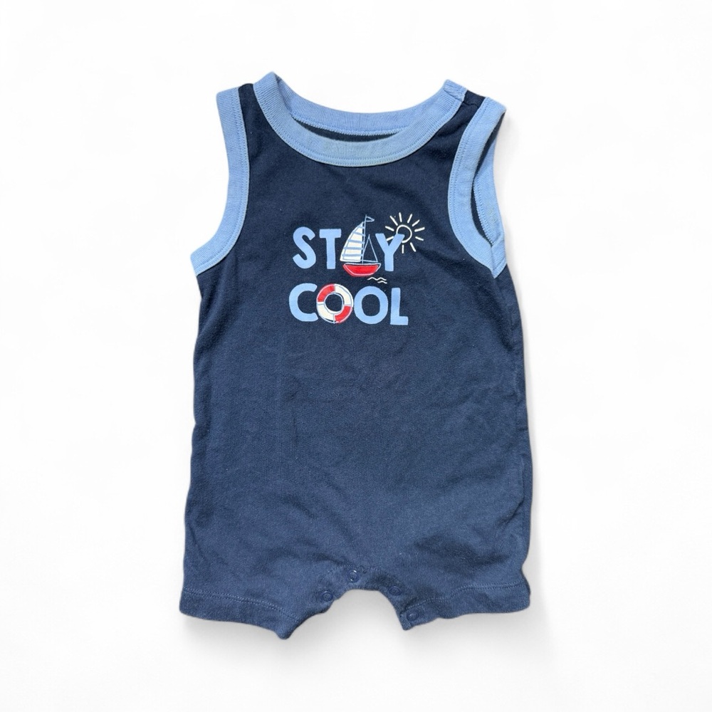 Garanimals | Blue Baby Romper | 6-9M